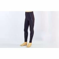 Штаны компрессионные подростковые Lidong (LD-1202T-BK, черно-серые)